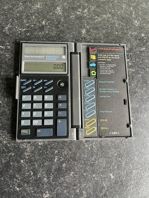 Vintage Texas Instruments Personal Banker getestet funktioniert