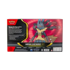 Pokemon 2U4ZS09XCPTT Mega Lucario ex Figure Collection, Etched Foil Promo Card,