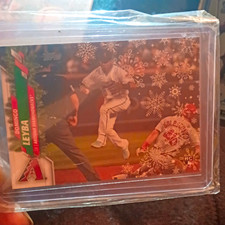Topps 2020 Topps Holiday Domingo Leyba HW92 Arizona Diamondbacks Rookie Card. rookie card picture
