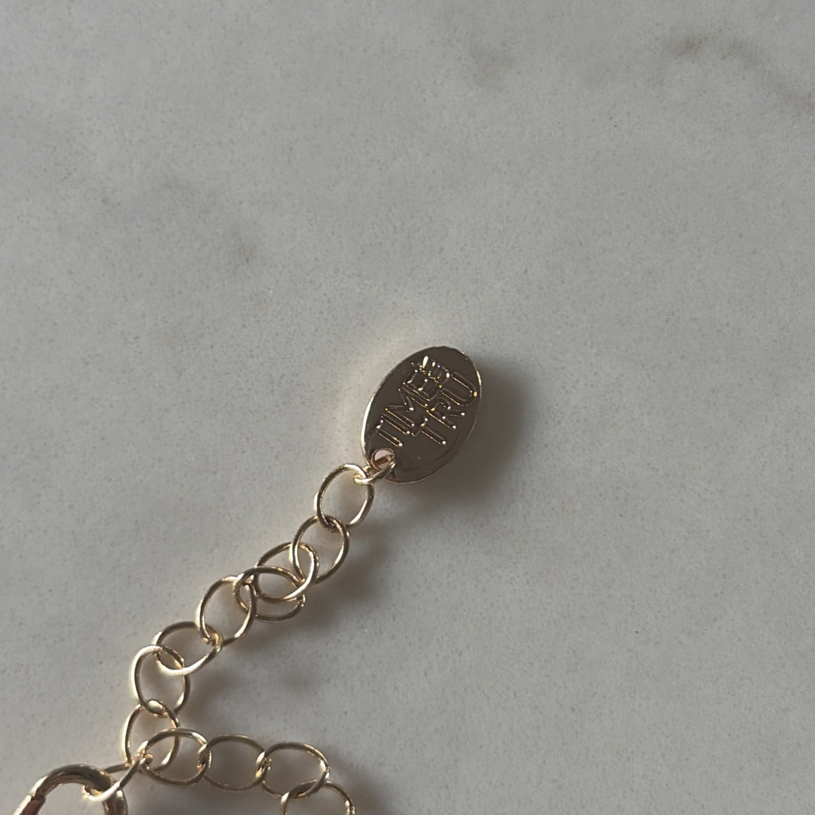 Time and Tru Women's Oval Points Necklace, Gold-Tone Walmart Sold Out Bestseller image 2