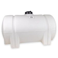 Norwesco 65 Gallon Horizontal Leg Utility Tank, Water Storage Container, White