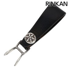 Chrome Hearts Belt Loop Star Ball Button Leather Mens Used a7346c0a5068dae47794e