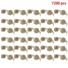 7200Pcs 1-3/4" 0.12" 15 Degree Coil Roofing Nail 3/8" Head Diameter Galvanized