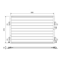 Kondensator Klimaanlage Valeo 817731 FüR Renault Espace IV