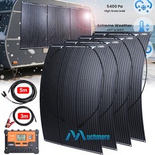 Flexible 200W 400W Ultra Thin Mono Solar Panel Kit 18V for RV Camping Off-Grid
