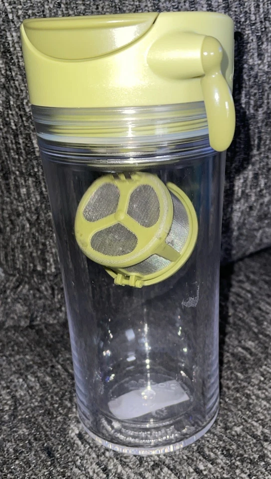 Vaso de viaje Aladdin 12 oz infusor de té para llevar aislado verde transparente (C1) Foto 3 de 4