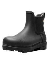 Bogs Work Boots Womens Laurel Chelsea Safety Toe Black 78923CT
