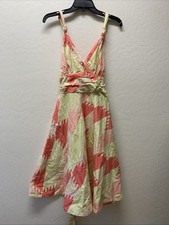 Marc by Marc Jacobs Yellow Orange Strap Dress Size 8