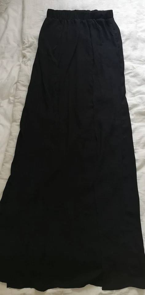 SheIn 2 x Strandrock Wickelrock Maxirock Gr. S Black & White - Bild 2 von 4