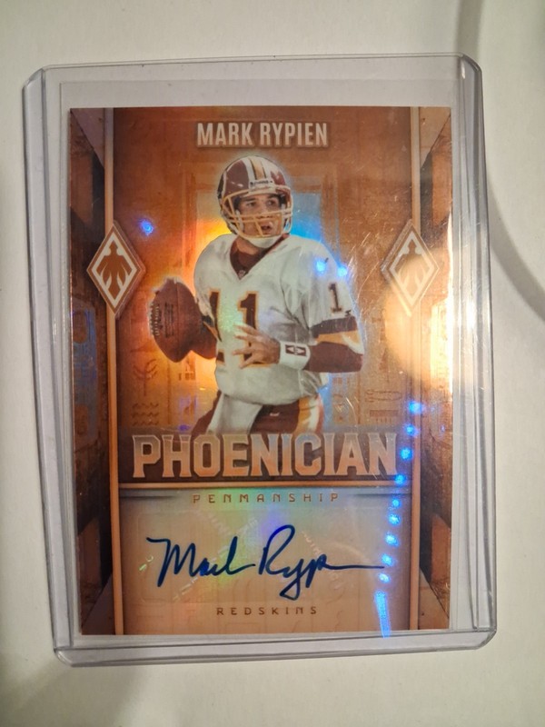 2025 Panini Phoenix Football Phoenician Mark Rypien Auto SSP Case Hit