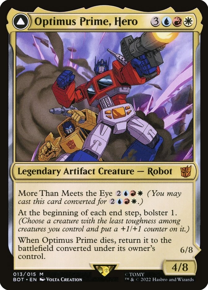 MTG Magic Optimus Prime, Hero 013 BOT NM