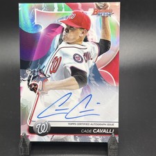 2020 Bowman's Best Cade Cavalli Best of Autograph Auto B20-CC Nationals