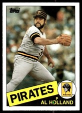 Al Holland 1985 Topps Traded #55T Pirates MLB READ FREE SHIPPING AutographDen