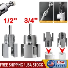 Integrated Internal & External Pipe ThreadingTool, PVC Pipe -Threader Kit