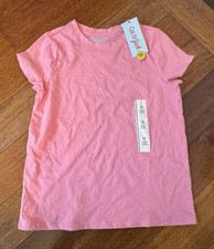 NWT Toddler Girls' Short Sleeve Solid T-Shirt - Cat Jack Size M 8