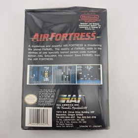 Air Fortress - Box Only - Nintendo Nes - Shrink - Authentic (No Game)