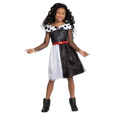 Disney Disfraz Villains de Cruella De Vil Clásico Niñas (SM468)