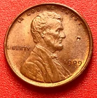 1909-P Lincoln Wheat Cent Penny RB UNC From an Original Bank Roll