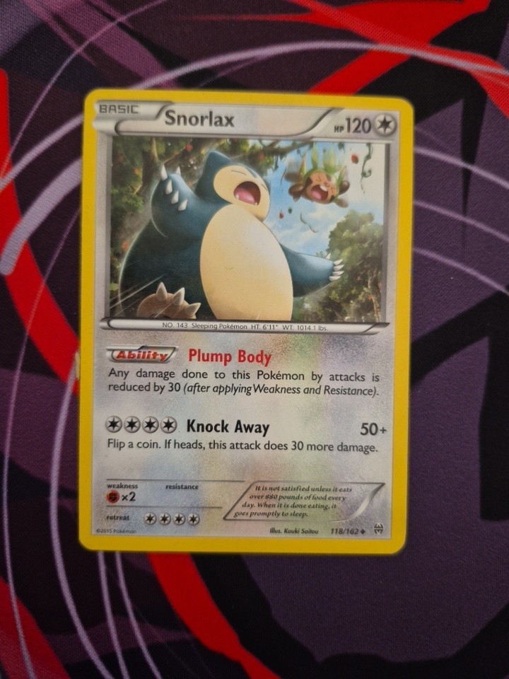 Pokemon Snorlax Uncommon XY - BREAKthrough 118/162 LP