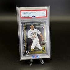 2025 Topps Chrome Update Series - Rookie Debut Jacob Wilson #USC150 (RC) PSA 9