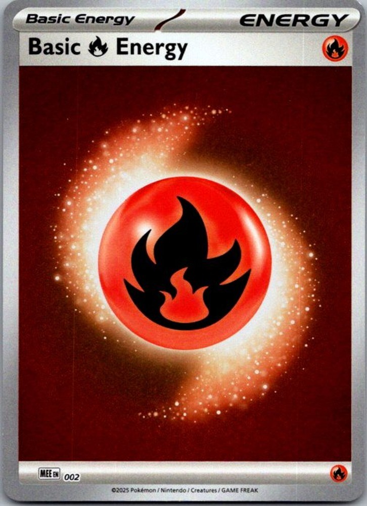 Basic Fire Energy Common MEE: Mega Evolution Energies 2 Near Mint