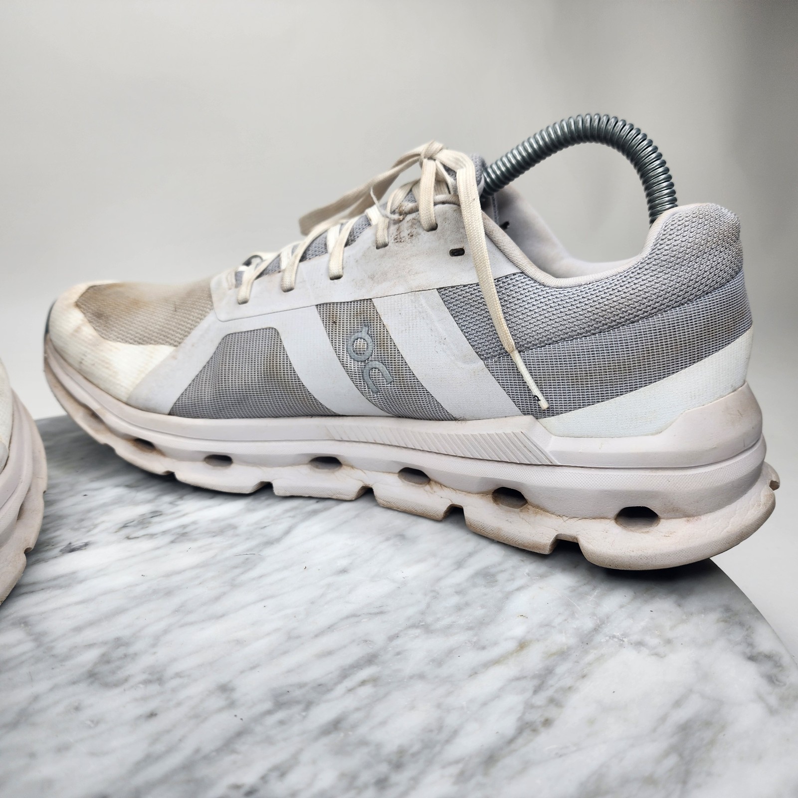 On Cloud Cloudrunner Running Shoes White Frost Wo… - image 11