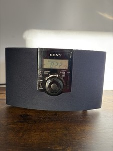 TESTED Sony Dream Machine ICF-CD823 FM AM CD Clock Radio Table Top Alarm Tuner