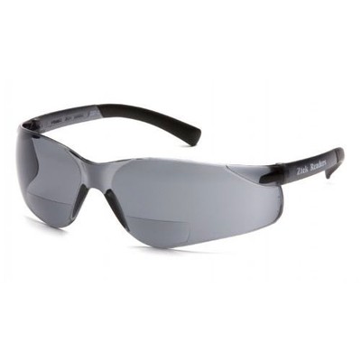 Pyramex S2520R20 10 Curve Ztec Readers Eyewear Gray +2.0 Lens Safety Glasses