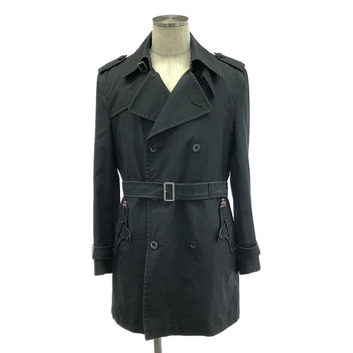 Trench cappotto Burberry Black Label Nova fodera a quadri L