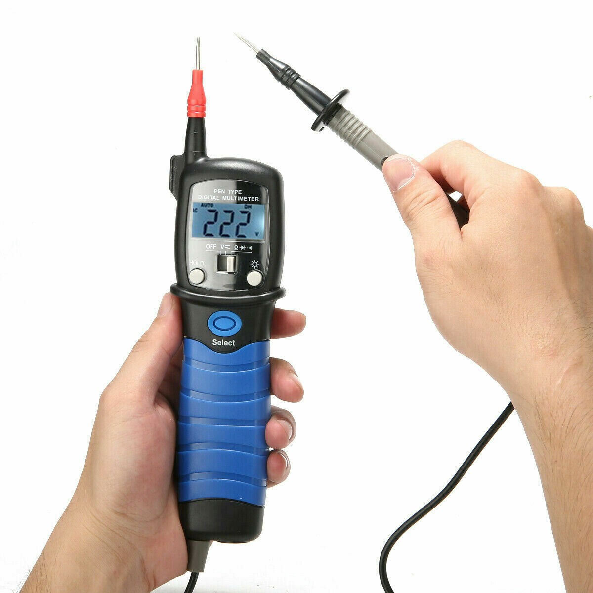 BTMETER Pen Type Digital Multimeter AC DC 600V Voltage Tester Resistance Meter