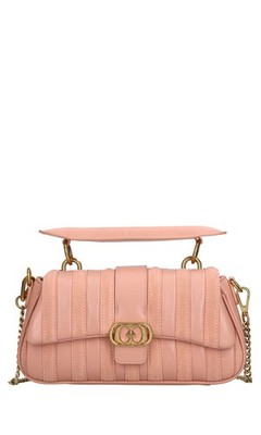 TUGELA HAND BAG LEATHER handbags and shoulder LA CARRIE women pink BV0009_LACAC