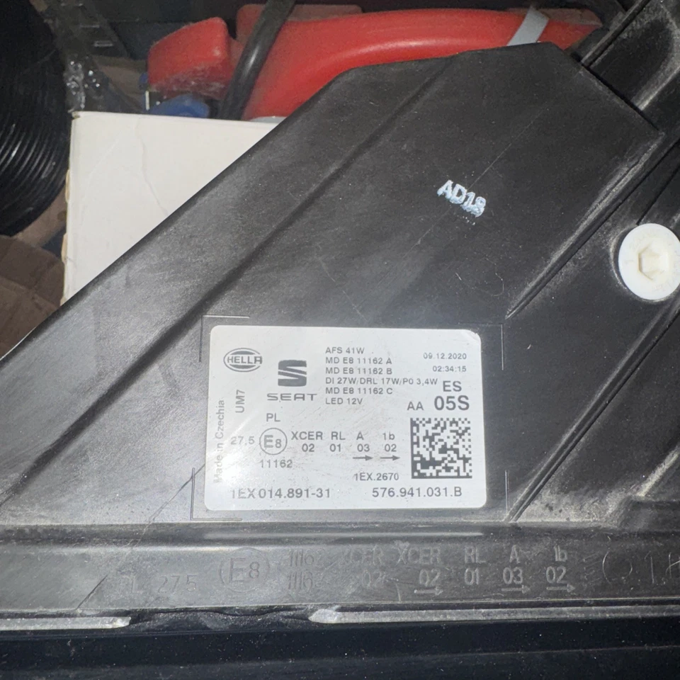 Original Seat Ateca Scheinwerfer Li. 576941031b LED - Bild 3 von 4