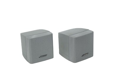  2x Bose Acoustimass Einzelcubes Series III Lautsprecher Box Satellite Silber 