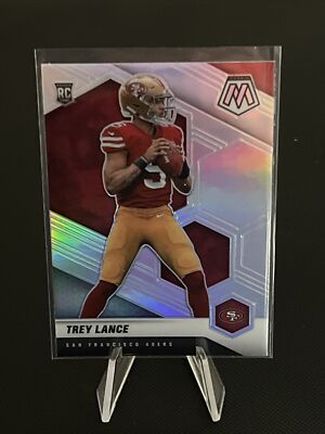 2021 Mosaic Football TREY LANCE Silver Prizm #303 RC Rookie San Francisco 49ers