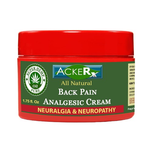 .Back Pain Analgesic Neuralgia & Neuropathy Cream No Capsicum & No