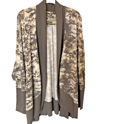 ZUDA Women's Tunic Length warm & cozy Sweater Green & Beige 2X