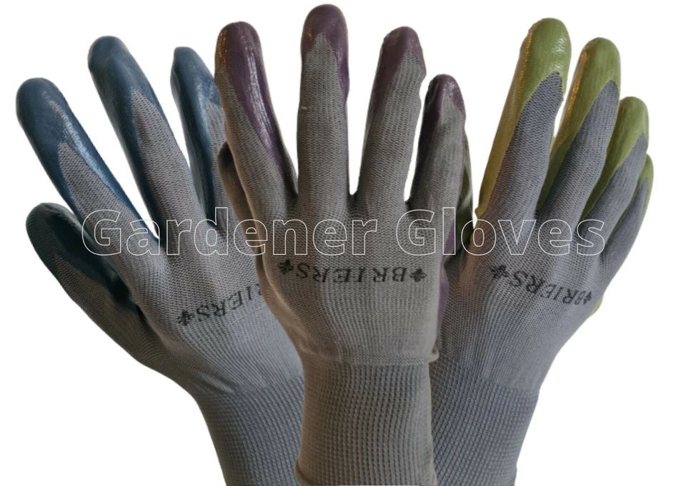Briers Seed & Weed Water Resistant Gardening Gloves Sizes Small, Medium, Large - Image 2 of 4
