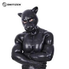 SMITIZEN Silicone Cartoon Tiger Mask Cosplay Costume Fetish Animal Monster Hoods