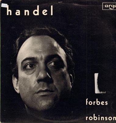Handel(Vinyl LP)Bass Arias-Argo-RG 504-65-1967-VG/VG+