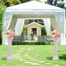 4pcs Roman Pillar Flowerpot Holder Wedding Roman Column Landscape Venue Decor