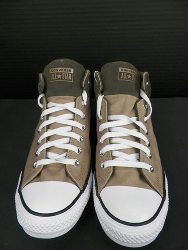 Converse Chuck Taylor All Star High Street Mid Cargo Brown White Mens 9.5 - Picture 2 of 8