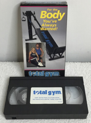 Total Gym Fitness Equipment Instructional Video (VHS, 1997) Chuck