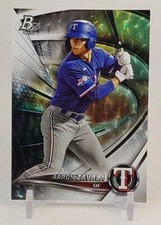⚾️2022 bowman platinum AARON ZAVALA (rookie/ice parallel) #TOP-38⚾️ *Rangers*