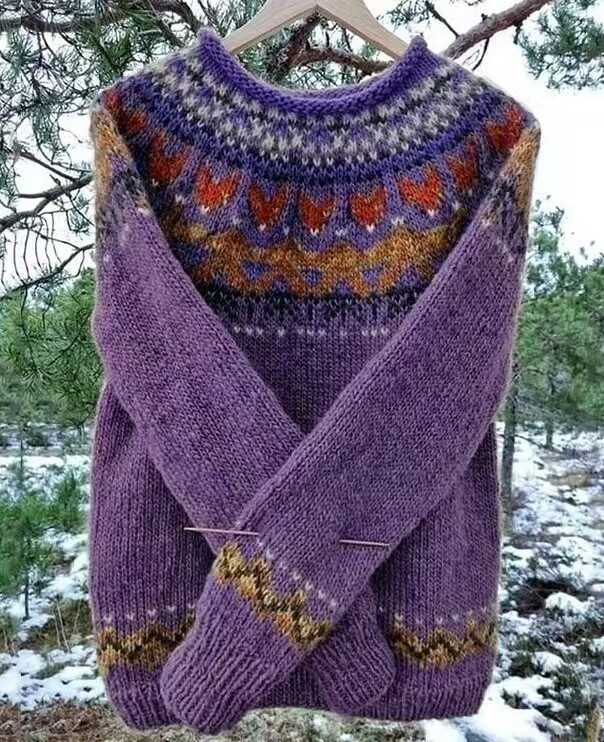 New Winter Womens Pullover Lowell Patterned Fair Isle Jumper Sweater eBay