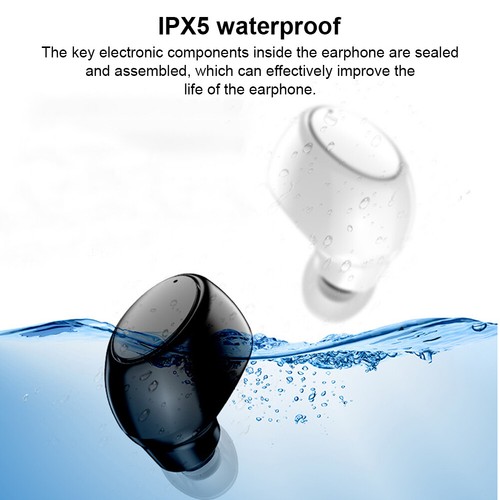 X6 Mini Wireless Bluetooth Earbud Headset Handsfree Stereo Earphone Headphone 1x - Zdjęcie 9 z 14
