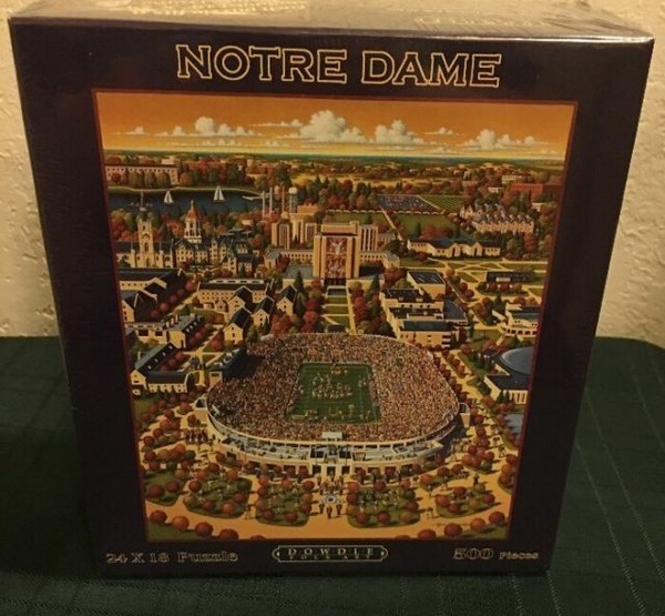 Notre Dame Football 500pc Jigsaw Puzzle by Dowdle for sale online eBay