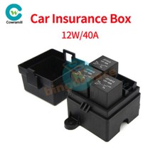 DC12V 40A Car Truck Relay Free Combination 3Channel 4/5Pin Fuse Holder Relay