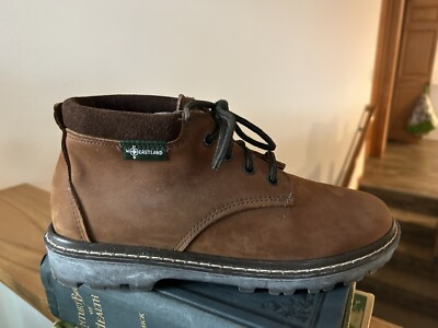 Vintage Eastland Moc Toe brown leather chukka boot Eastland Mens 9 1/2 Brown Leather Boots Ankle Moc Toe  main image 2