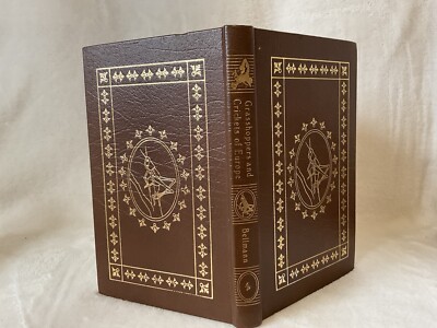 1985 Grasshoppers And Crickets of Europe Easton Press Leather bound Fine Binding