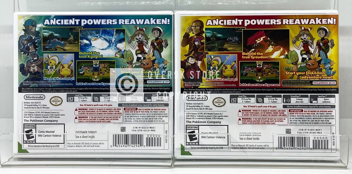 Pokemon Alpha Sapphire + Pokemon Omega Ruby - Nintendo 3DS